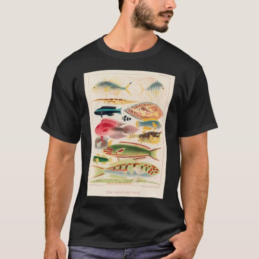 Great Barrier Reef Vis Illustratie door William T-shirt (Voorkant)