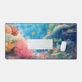 Great Barrier Reef Waterverf Bureaumat (Keyboard & Muis)