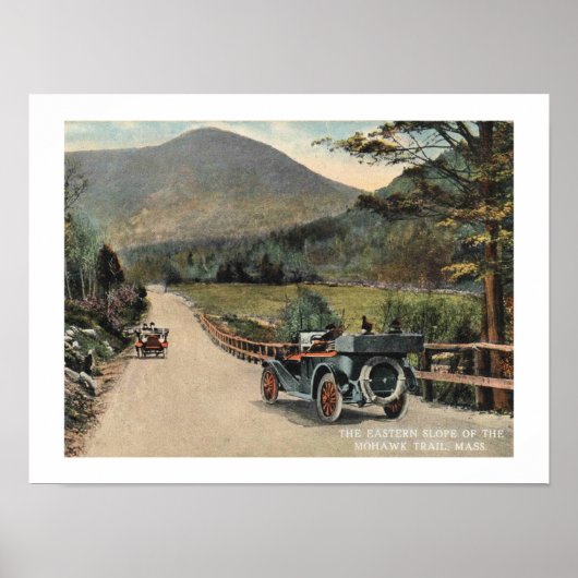 Great Barrington MA, Mohawk Trail, 1915  Poster (Voorkant)