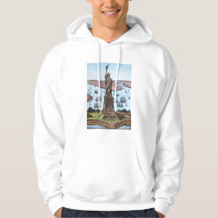 Great Bartholdi-standbeeld Hoodie