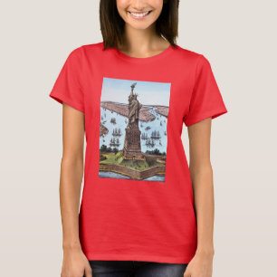 Great Bartholdi-standbeeld T-shirt