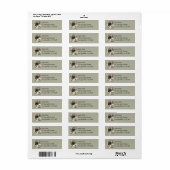 Great Basin Fence Hagedis bij Joshua Tree Etiket (Full Sheet)