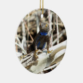 Great Basin Fence Hagedis bij Joshua Tree Keramisch Ornament (Rechts)
