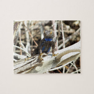 Great Basin Fence Hagedis bij Joshua Tree Legpuzzel