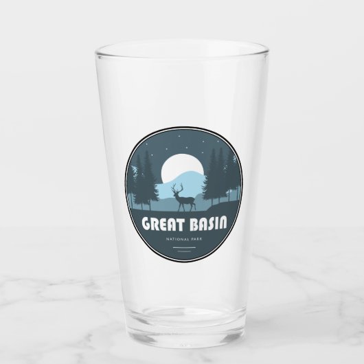 Great Basin National Park-herten Glas (Voorkant)