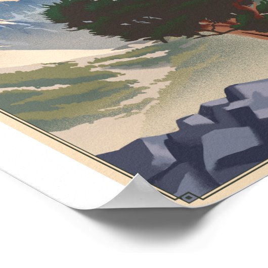 Great Basin National Park Litho Artwork Poster (Hoek)