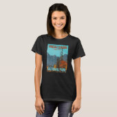 Great Basin National Park Nevada Poster Design T-shirt (Voorkant volledig)