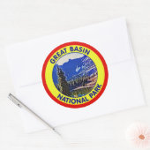 Great Basin National Park, Nevada Ronde Sticker (Envelop)