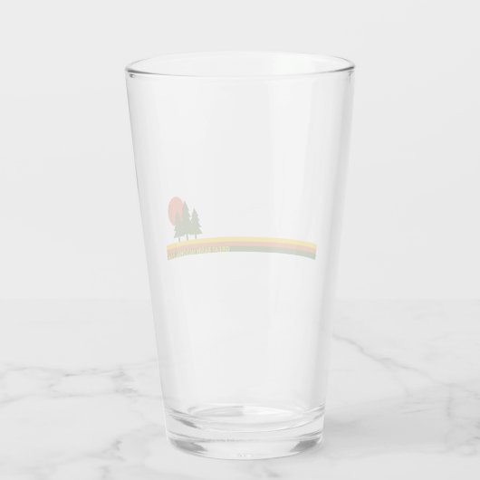 Great Basin National Park Pine Trees Sun Glas (Achterkant)