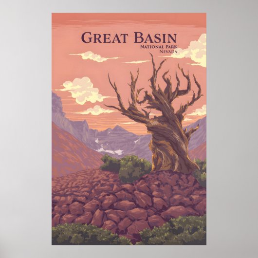 Great Basin National Park Reisposter Poster (Voorkant)