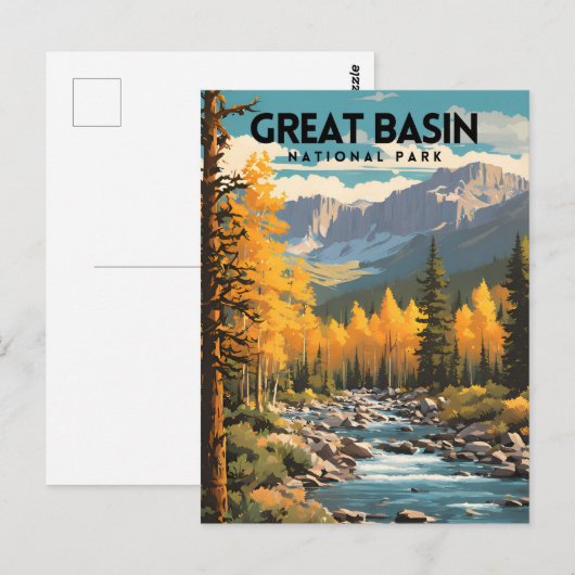 Great Basin National Park Reizen Briefkaart (Voorkant / Achterkant)