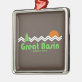 Great Basin National Park Retro Metalen Ornament (Links)