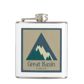 Great Basin National Park Rustiek Heupfles (Voorkant)