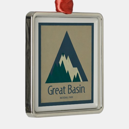 Great Basin National Park Rustiek Metalen Ornament (Rechts)