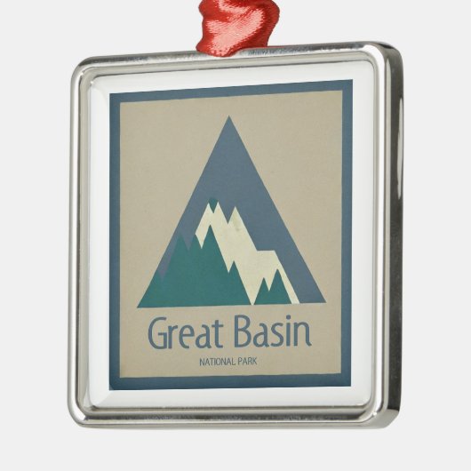 Great Basin National Park Rustiek Metalen Ornament (Links)