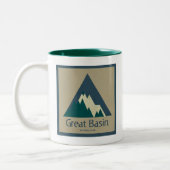 Great Basin National Park Rustiek Tweekleurige Koffiemok (Links)