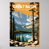 Great Basin National Park Traditionele reizen Poster (Voorkant)
