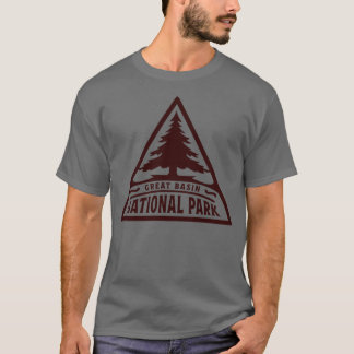 Great Basin National Park Tree Triangle Brown T-shirt