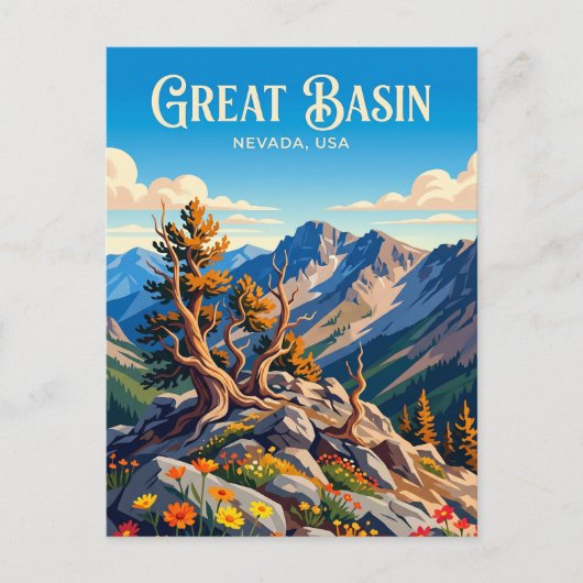 Great Basin National Park VS Briefkaart (Voorkant)
