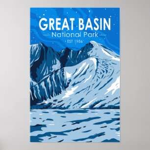 Great Basin National Park Wheeler Peak  Poster