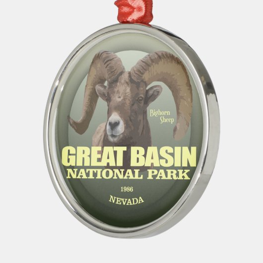 Great Basin NP (Bighorn) WT Metalen Ornament (Links)