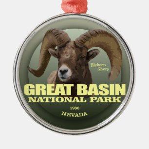 Great Basin NP (Bighorn) WT Metalen Ornament
