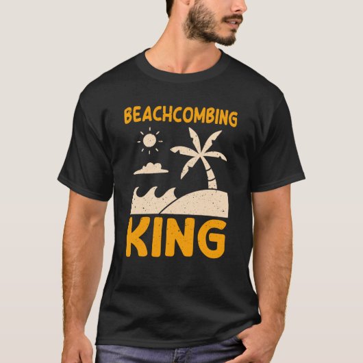 Great Beachcombing King Outfit For Men T-shirt (Voorkant)
