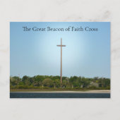 Great Beacon of Faith Cross St Augustine Florida Briefkaart (Voorkant)
