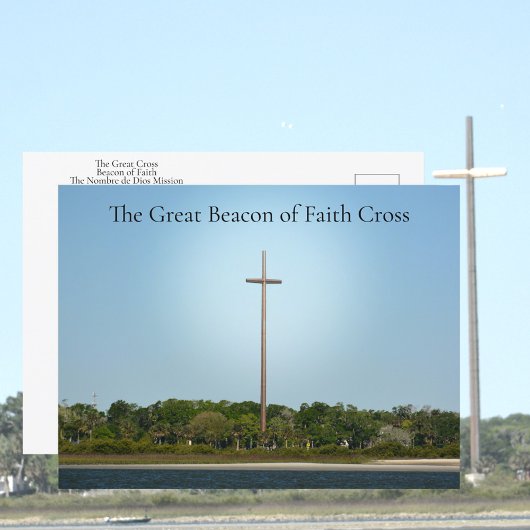Great Beacon of Faith Cross St Augustine Florida Briefkaart