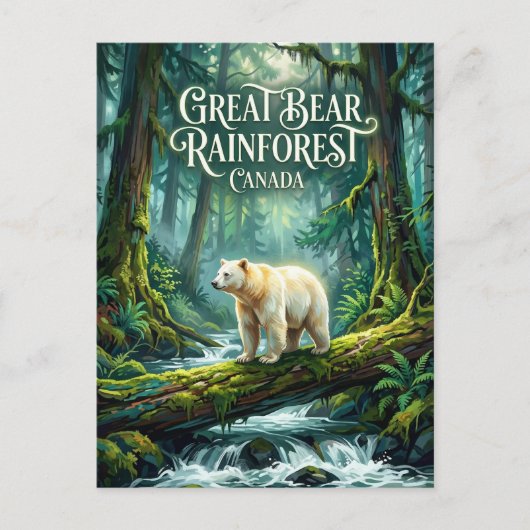 Great Bear Rainforest Canada Briefkaart (Voorkant)