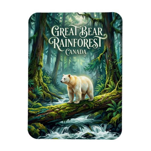 Great Bear Rainforest Canada Magneet (Verticaal)