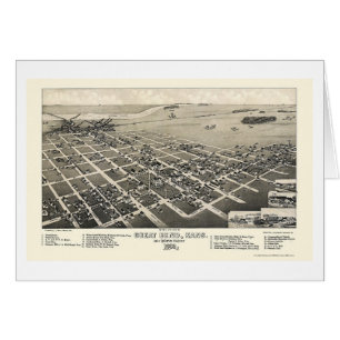 Great Bend, KS Panoramic Map - 1882