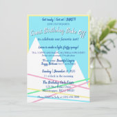 Great Birthday Bake Off Invitation  Kaart (Staand voorkant)