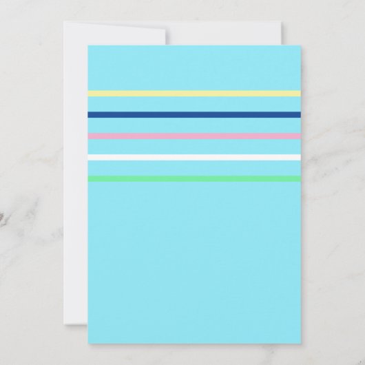 Great Birthday Bake Off Invitation  Kaart (Achterkant)