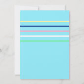 Great Birthday Bake Off Invitation | Pink Border Kaart (Achterkant)