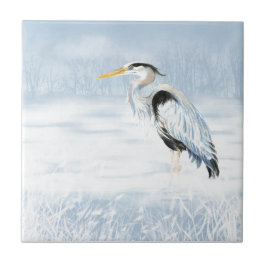 Great Blue Herion Wilderness Bird Tegeltje