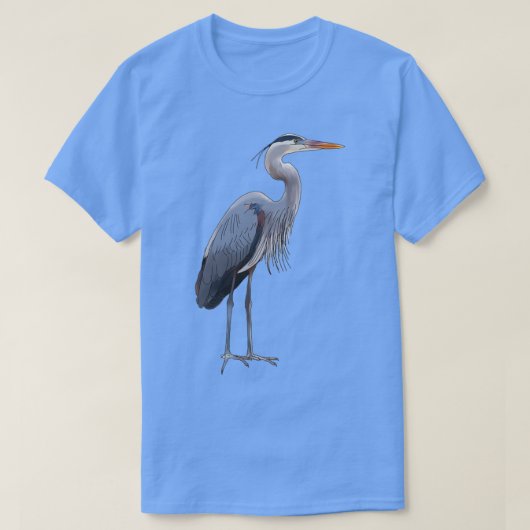 Great Blue Heron 1 T-shirt (Design voorkant)