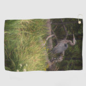 Great Blue Heron 8917 Golfhanddoek (Horizontaal)