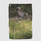 Great Blue Heron 8917 Golfhanddoek (Voorkant)