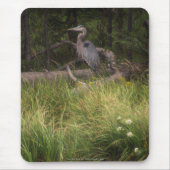 Great Blue Heron 8917 Muismat (Voorkant)