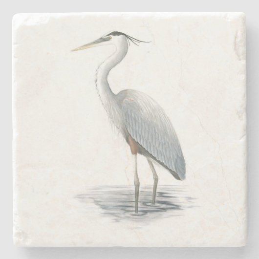 Great Blue Heron Art Stone Onderzetter (Voorkant)