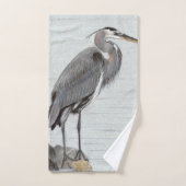 Great Blue Heron Bad Handdoek (Handdoek)