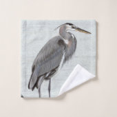 Great Blue Heron Bad Handdoek (Wasdoekje)
