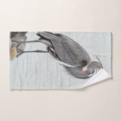 Great Blue Heron Bad Handdoek (Handdoek)