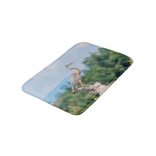 Great Blue Heron Badmat (Gekanteld)