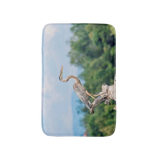Great Blue Heron Badmat (Voorkant Verticaal)