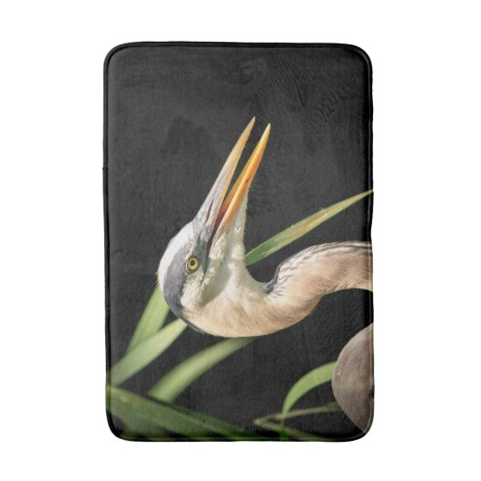 Great Blue Heron Badmat (Voorkant Verticaal)