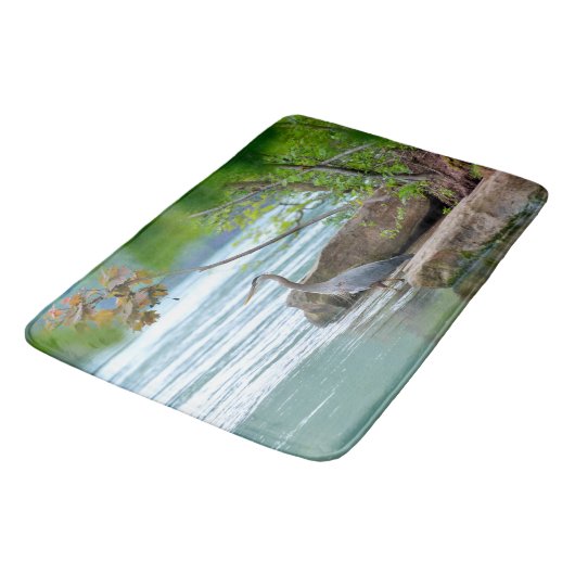 Great Blue Heron Badmat (Gekanteld)