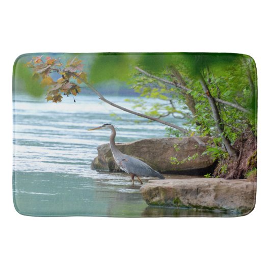 Great Blue Heron Badmat (Voorkant)