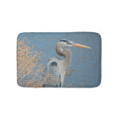 Great Blue Heron Bath Mat (Voorkant)
